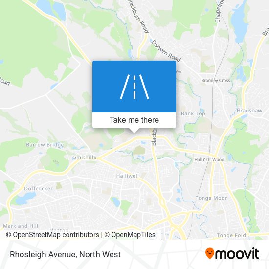 Rhosleigh Avenue map