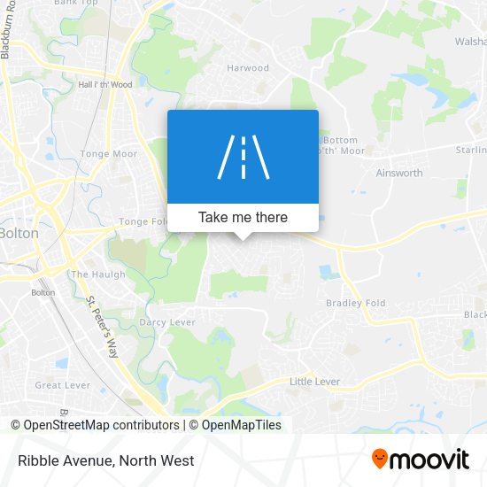 Ribble Avenue map
