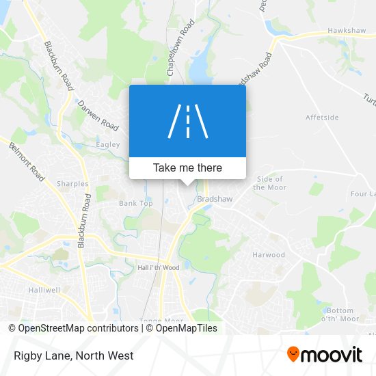 Rigby Lane map