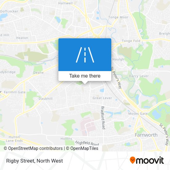 Rigby Street map