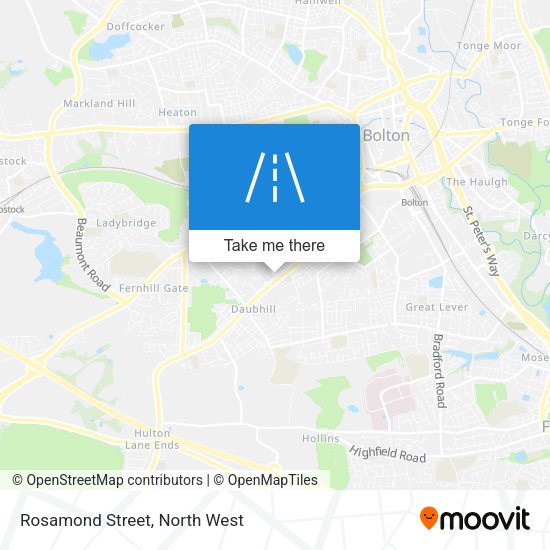 Rosamond Street map