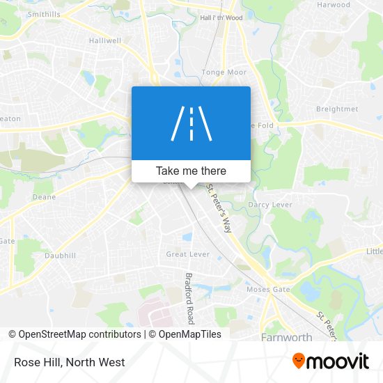 Rose Hill map