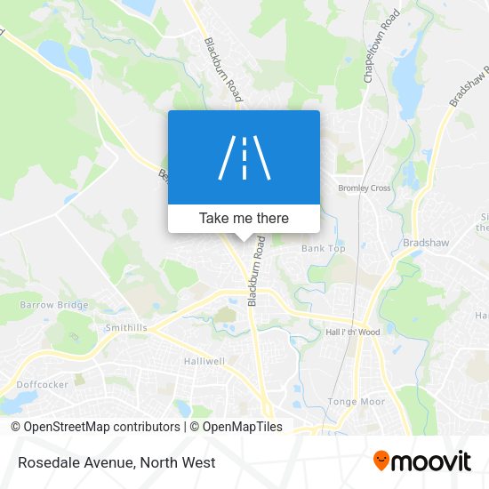 Rosedale Avenue map
