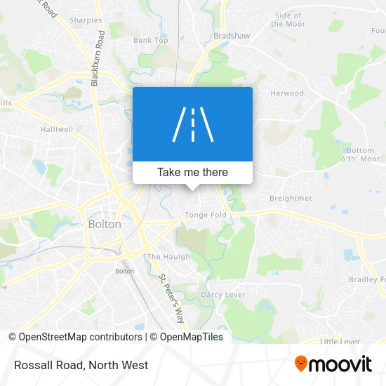 Rossall Road map