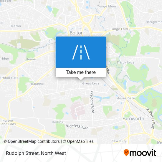 Rudolph Street map