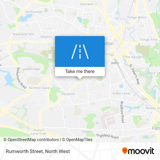 Rumworth Street map