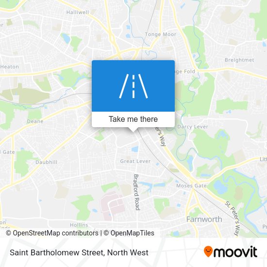 Saint Bartholomew Street map