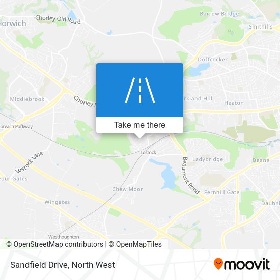 Sandfield Drive map