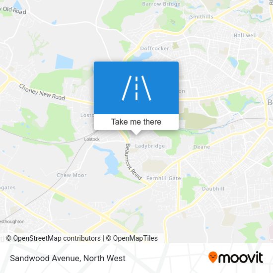 Sandwood Avenue map