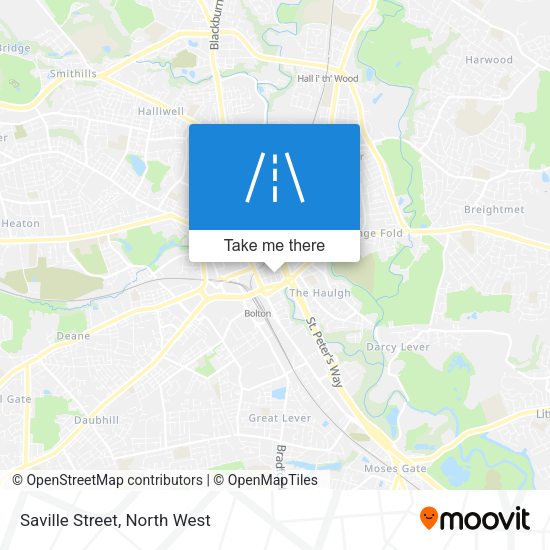 Saville Street map