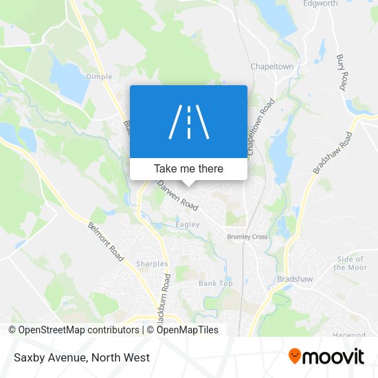 Saxby Avenue map