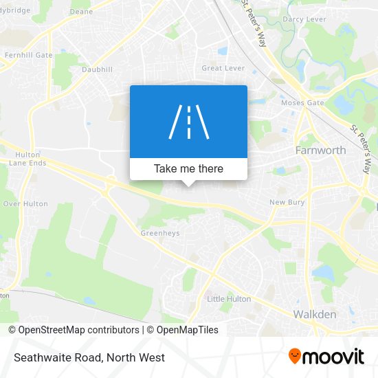 Seathwaite Road map