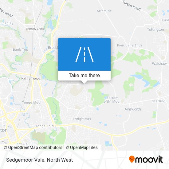 Sedgemoor Vale map