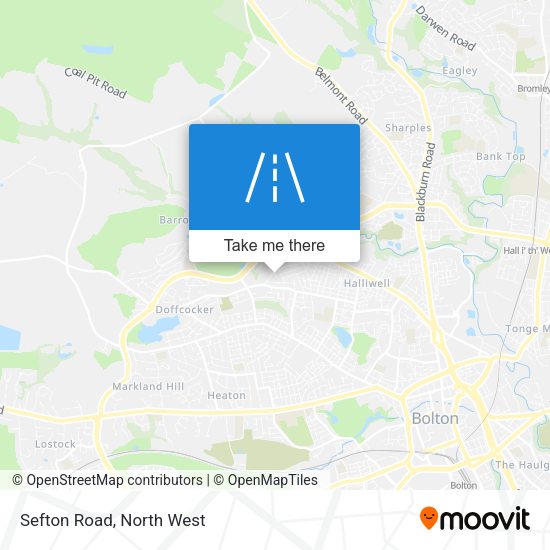 Sefton Road map