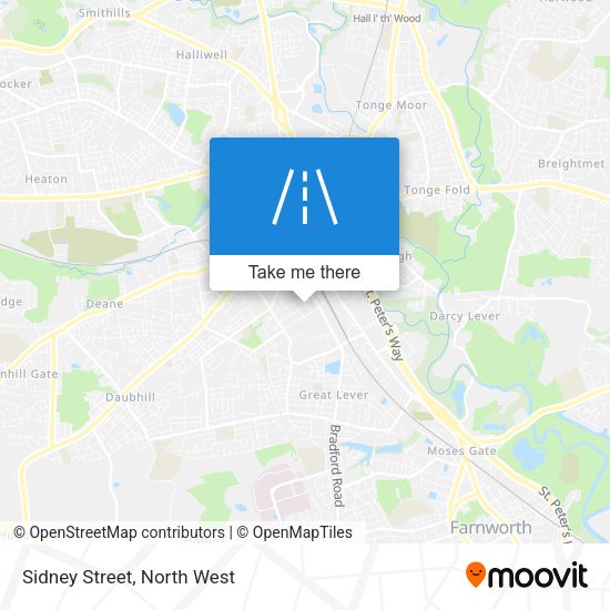 Sidney Street map