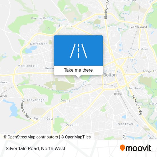 Silverdale Road map