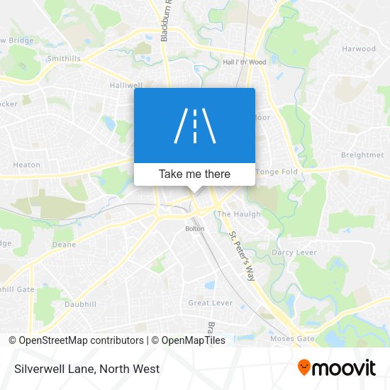 Silverwell Lane map