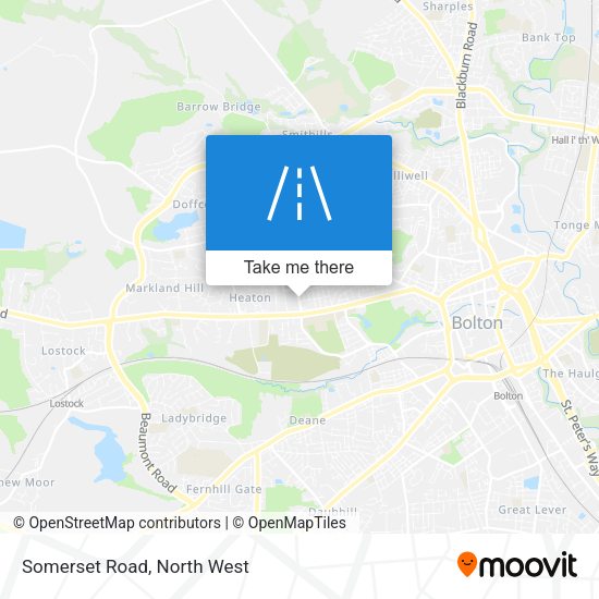 Somerset Road map