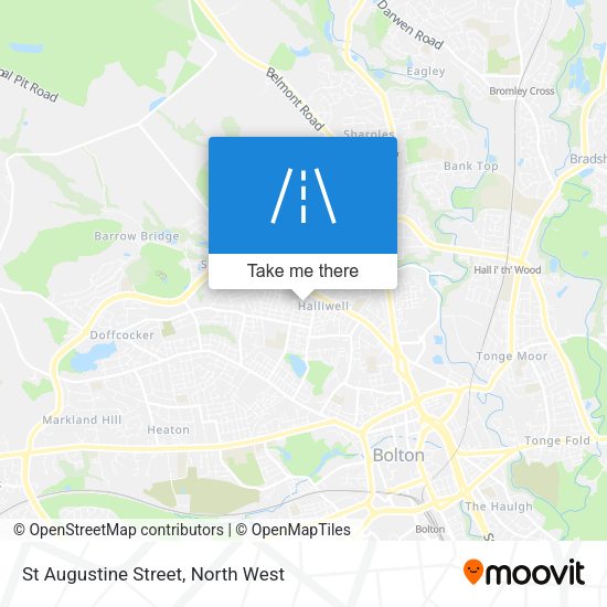 St Augustine Street map
