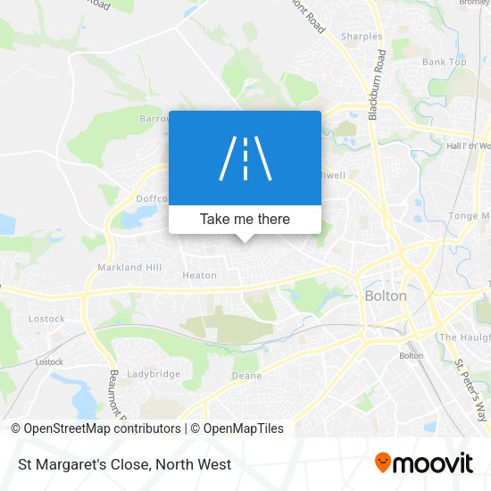 St Margaret's Close map