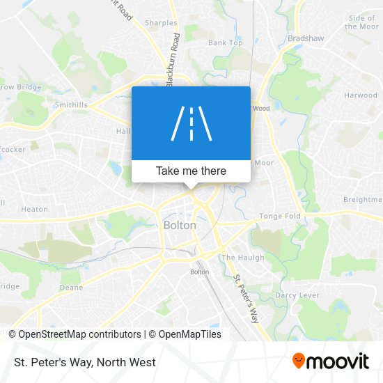 St. Peter's Way map