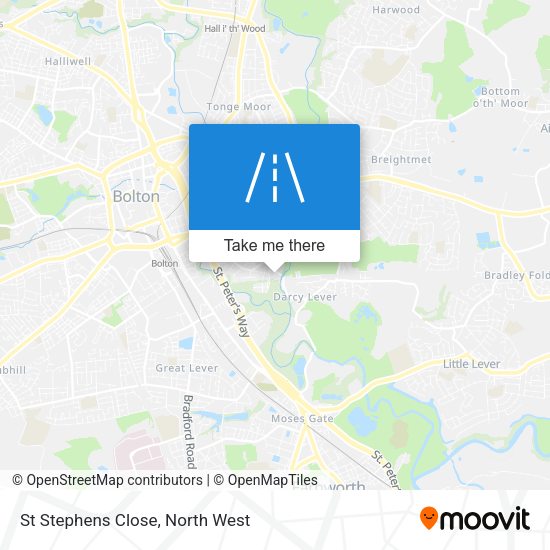 St Stephens Close map