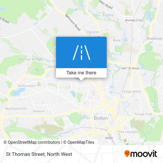 St Thomas Street map