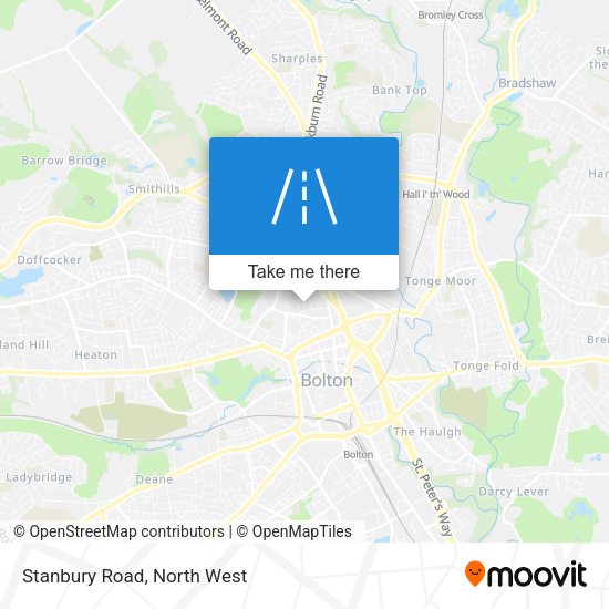 Stanbury Road map