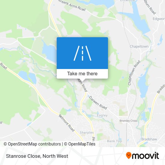 Stanrose Close map