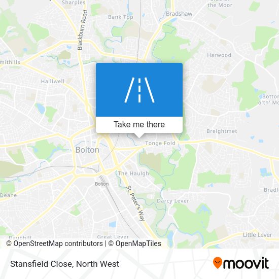 Stansfield Close map