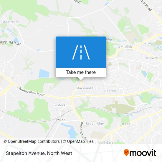Stapelton Avenue map