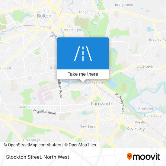 Stockton Street map