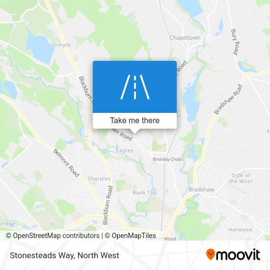 Stonesteads Way map