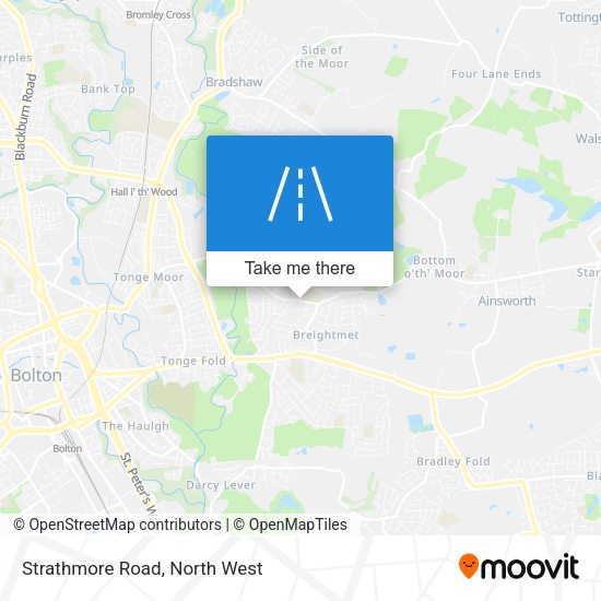 Strathmore Road map