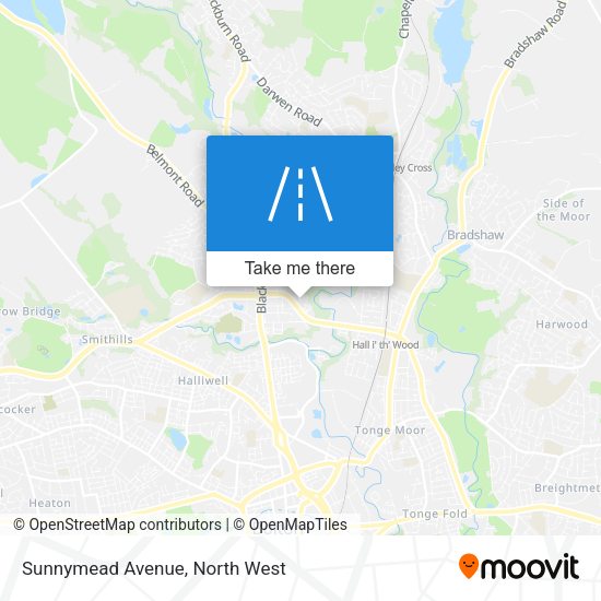 Sunnymead Avenue map