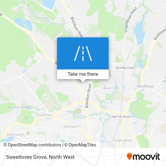 Sweetloves Grove map