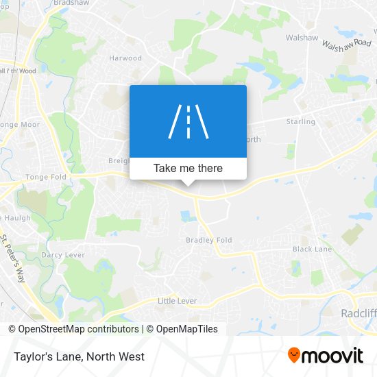 Taylor's Lane map
