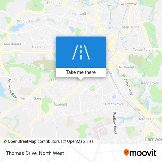 Thomas Drive map