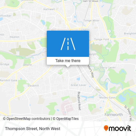Thompson Street map