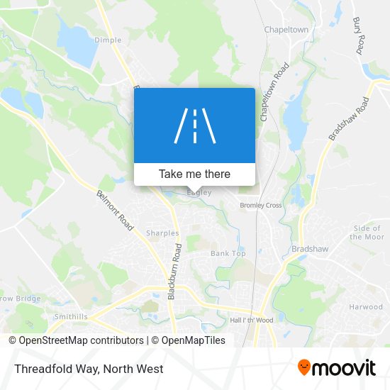 Threadfold Way map