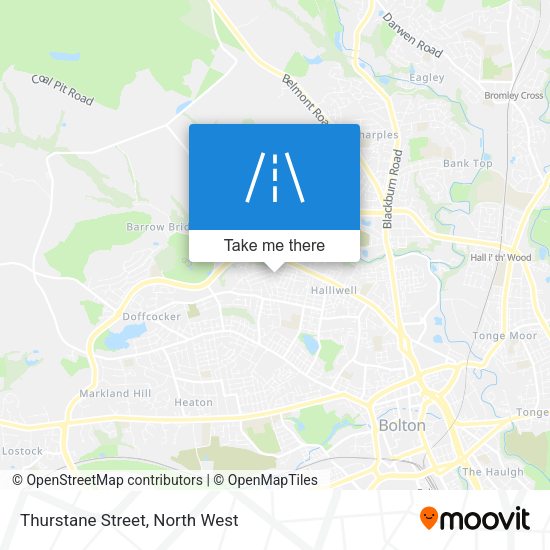 Thurstane Street map