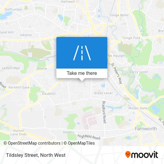 Tildsley Street map