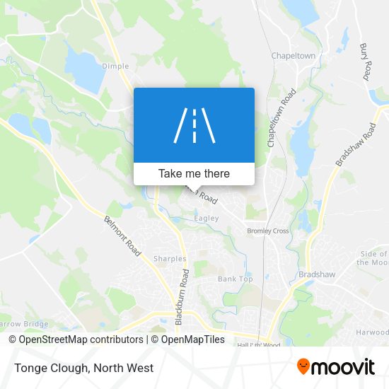 Tonge Clough map