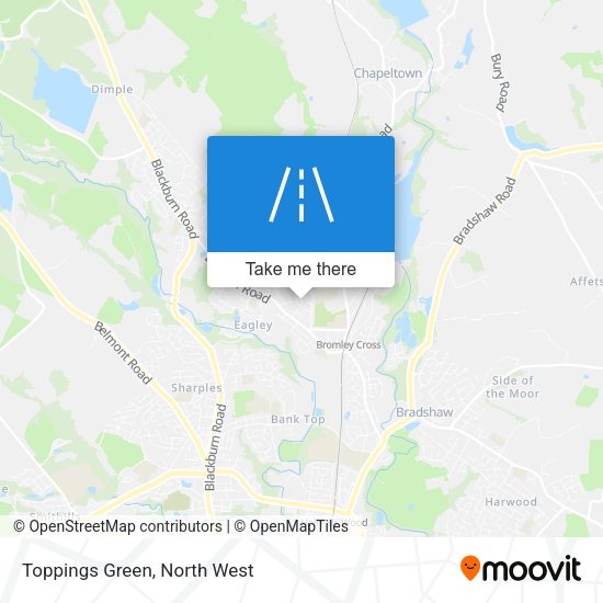Toppings Green map