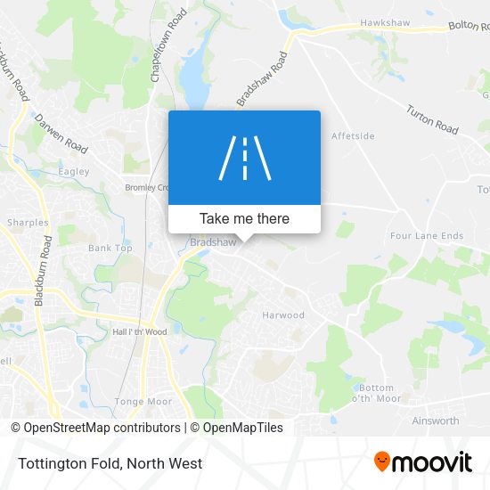 Tottington Fold map