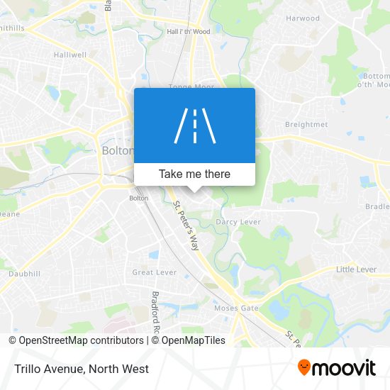 Trillo Avenue map