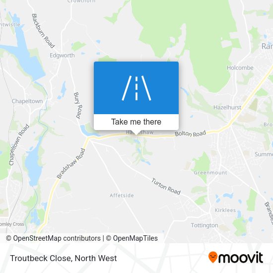 Troutbeck Close map