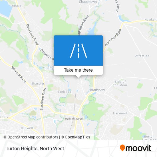 Turton Heights map