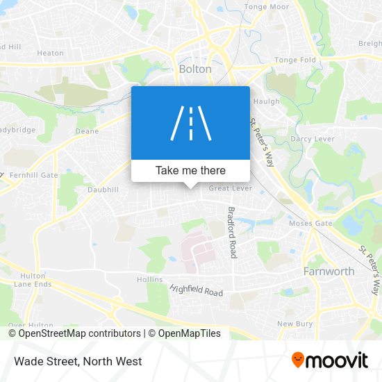 Wade Street map