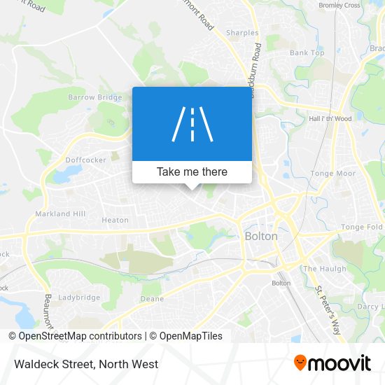 Waldeck Street map